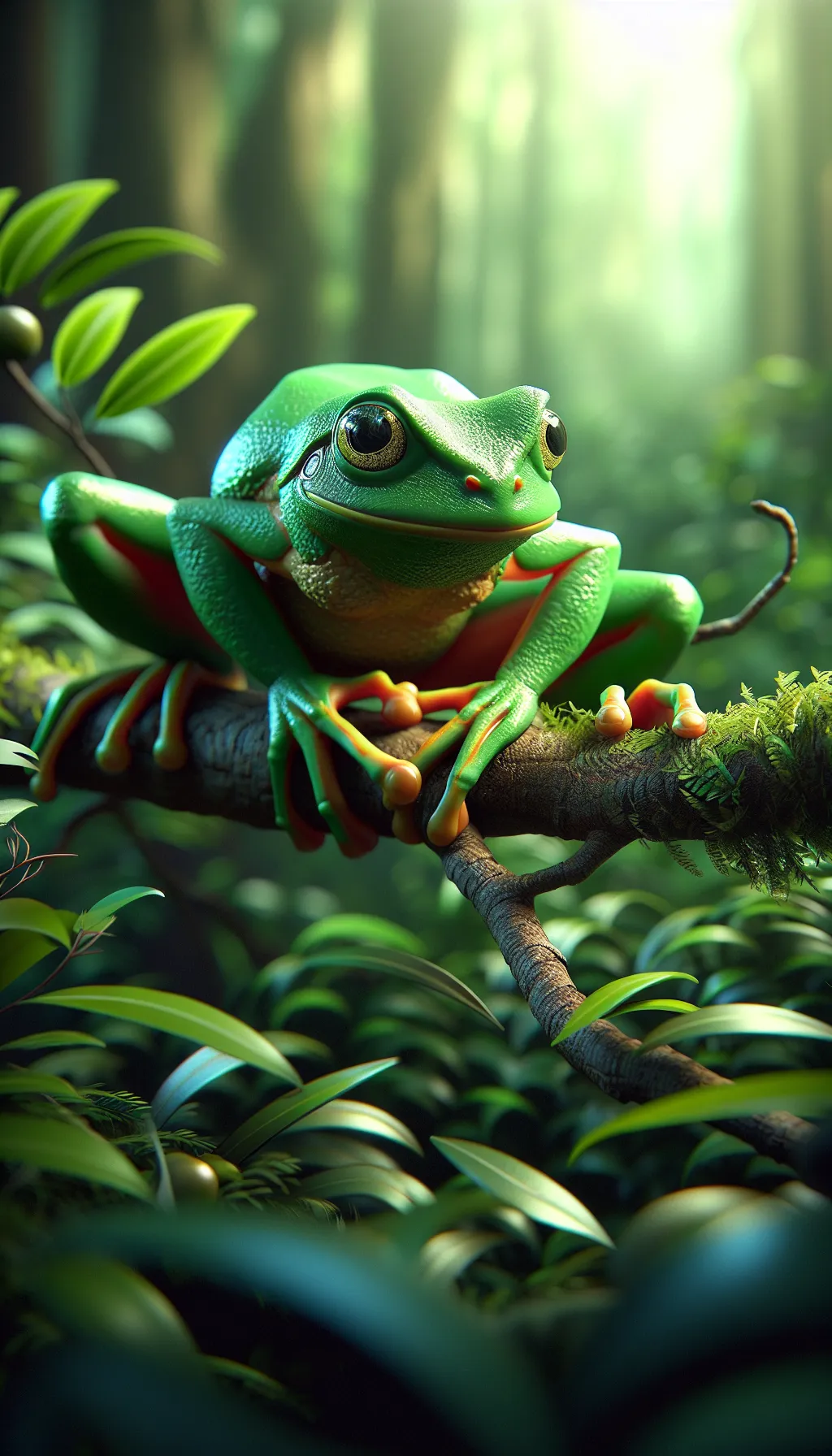 Australian Green Tree Frog - Animal Matchup