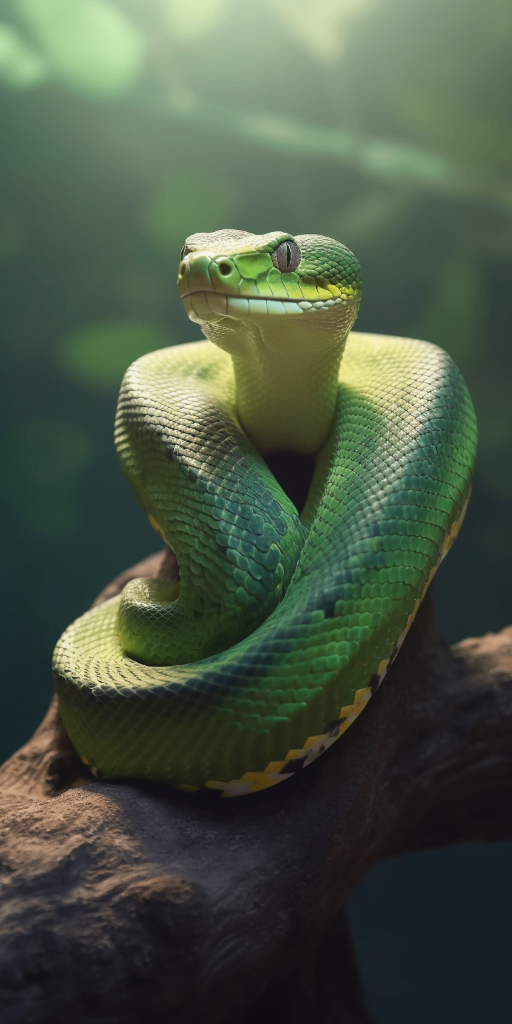 Green Tree Python - Animal Matchup