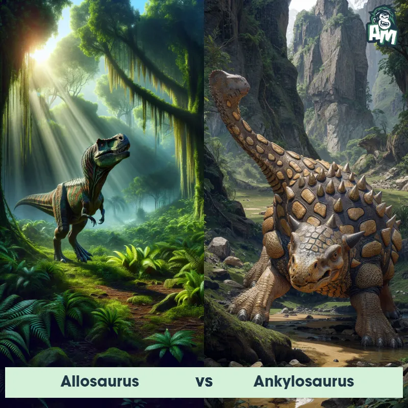 Allosaurus vs Ankylosaurus - Animal Matchup