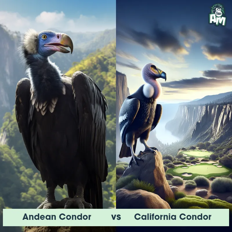 Andean Condor vs California Condor - Animal Matchup