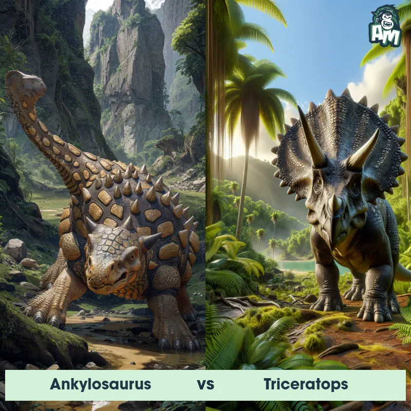 Ankylosaurus vs Triceratops - Animal Matchup