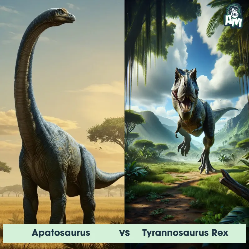 Apatosaurus vs Tyrannosaurus Rex - Animal Matchup