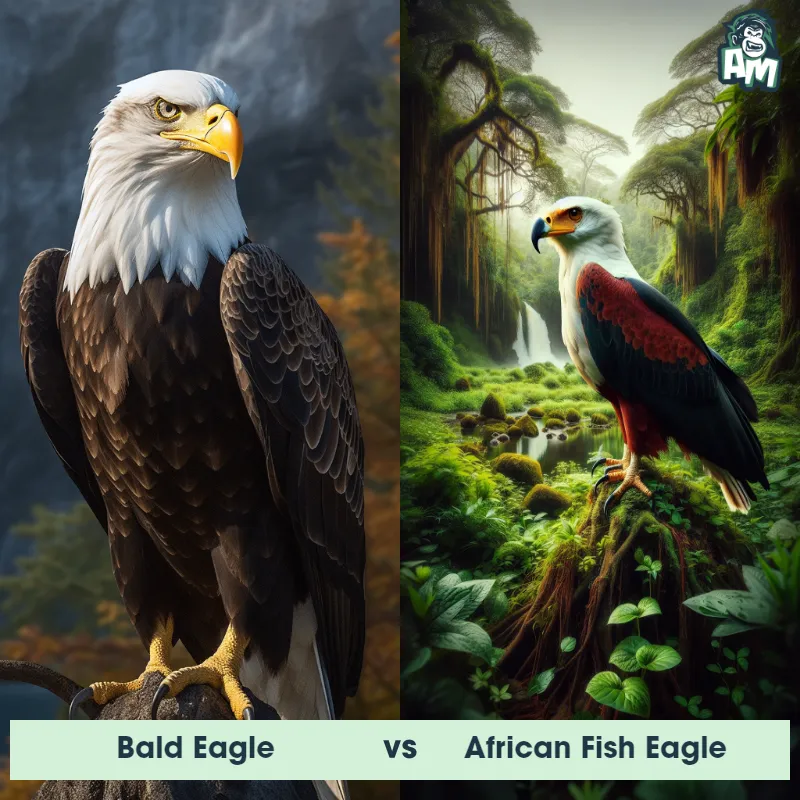 Bald Eagle vs African Fish Eagle - Animal Matchup