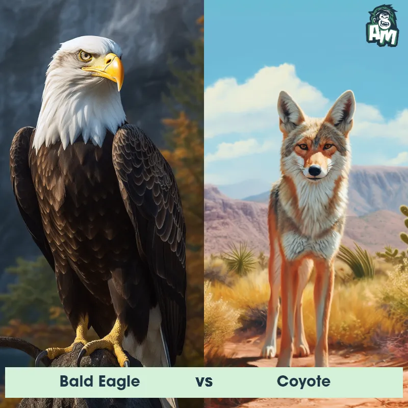 Bald Eagle vs Coyote - Animal Matchup