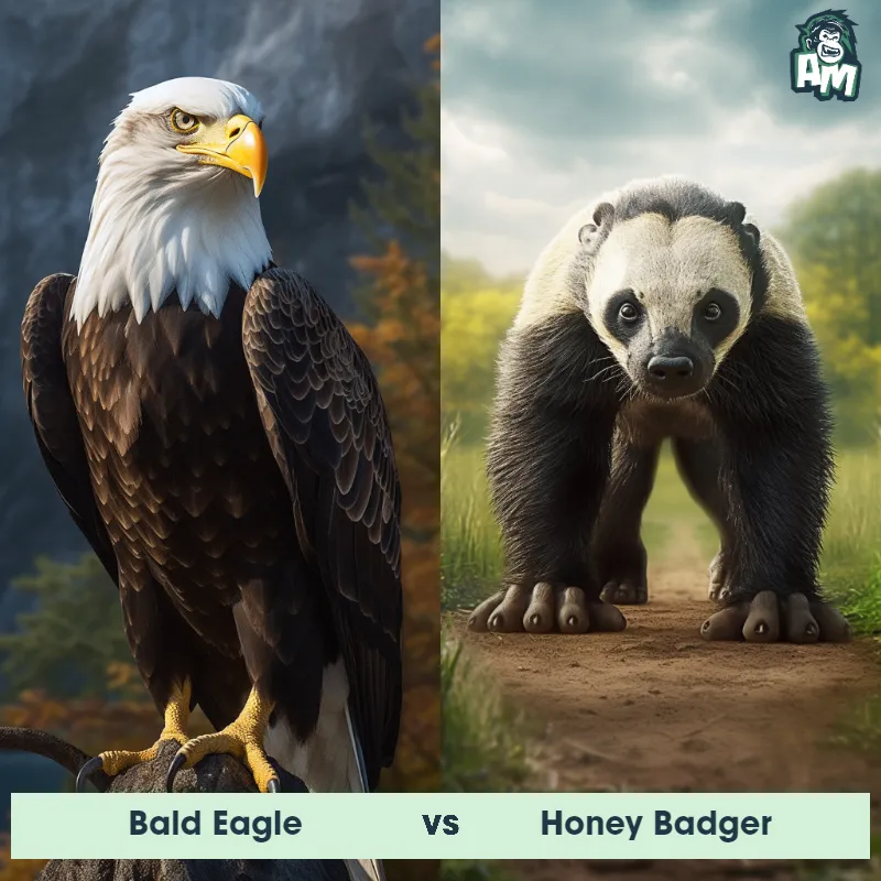 Bald Eagle vs Honey Badger - Animal Matchup