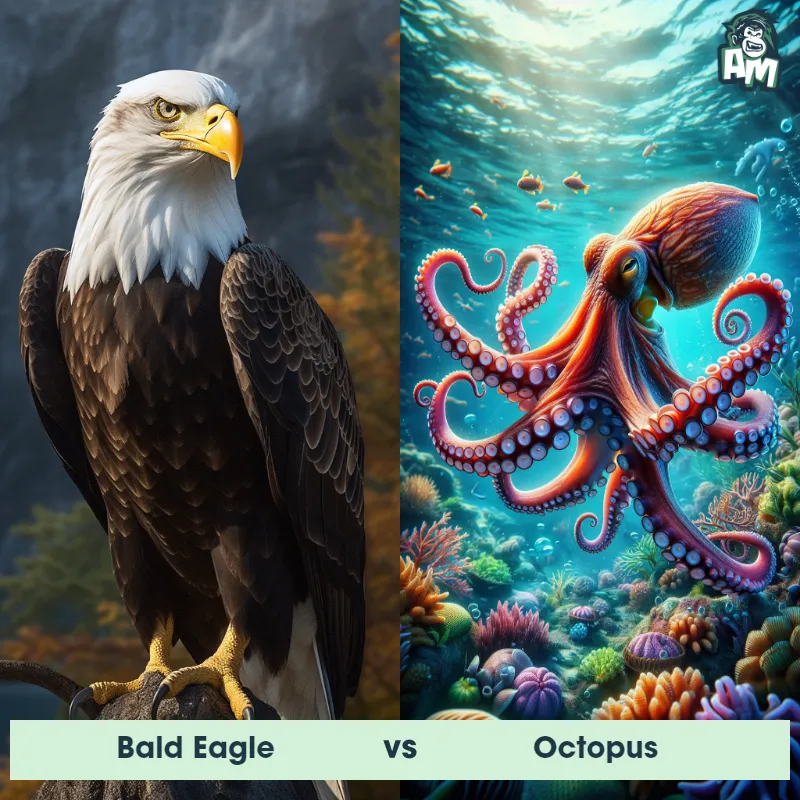Bald Eagle vs Octopus - Animal Matchup