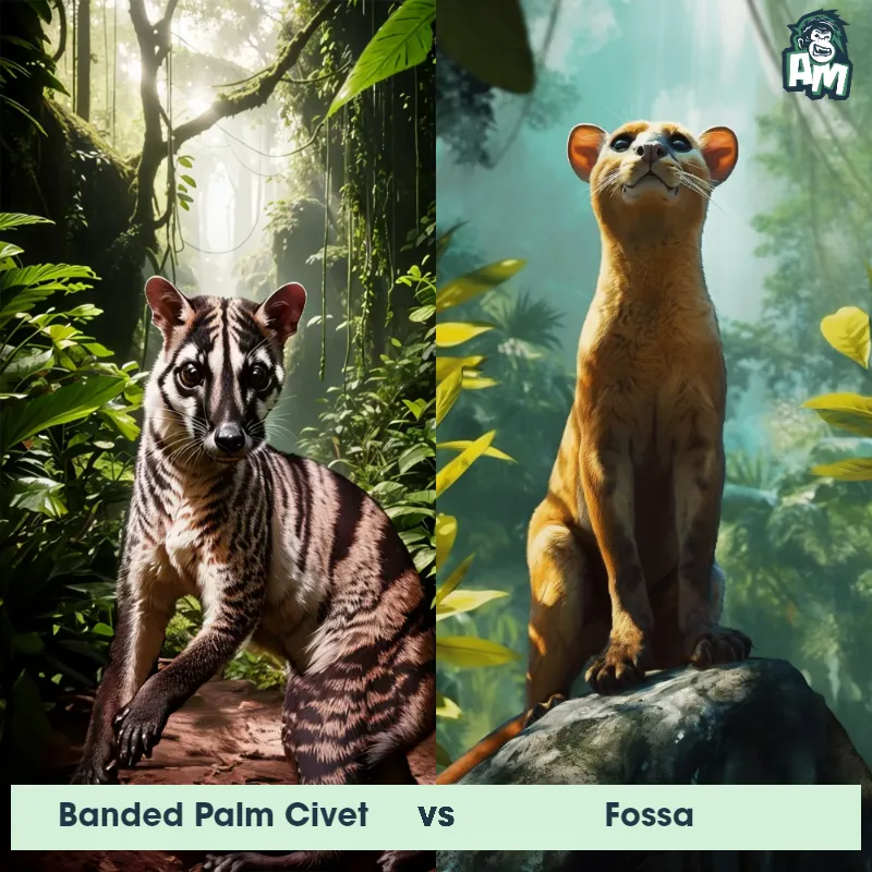 Banded Palm Civet vs Fossa - Animal Matchup