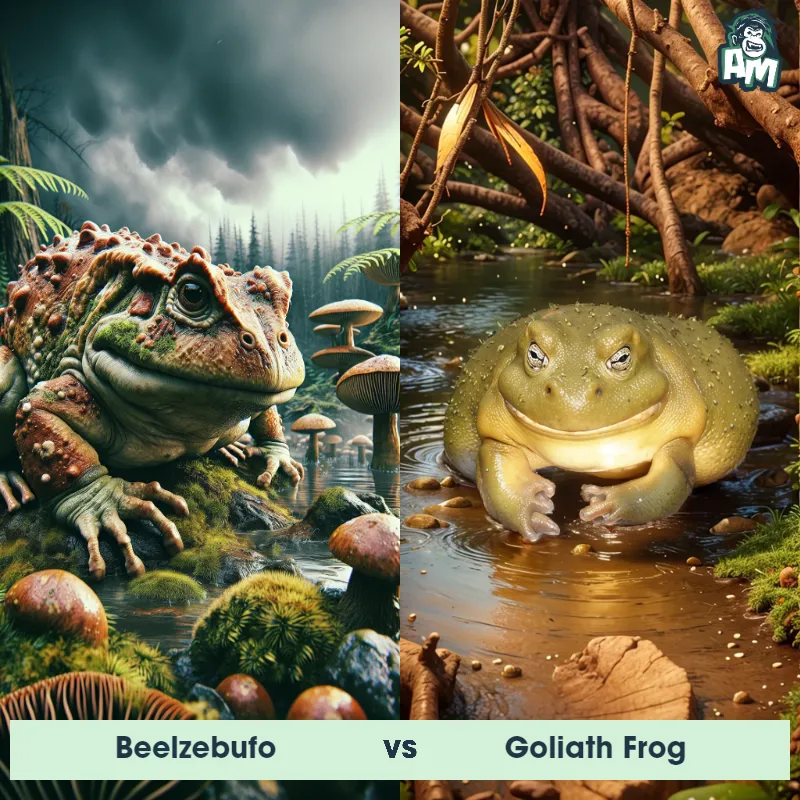 Beelzebufo vs Goliath Frog - Animal Matchup