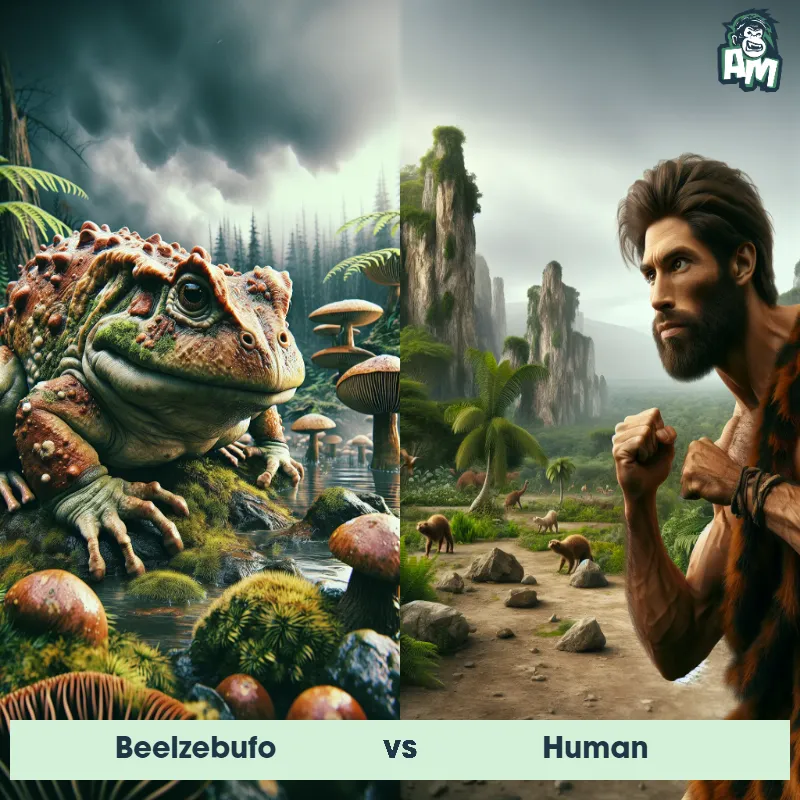 Beelzebufo vs Human - Animal Matchup