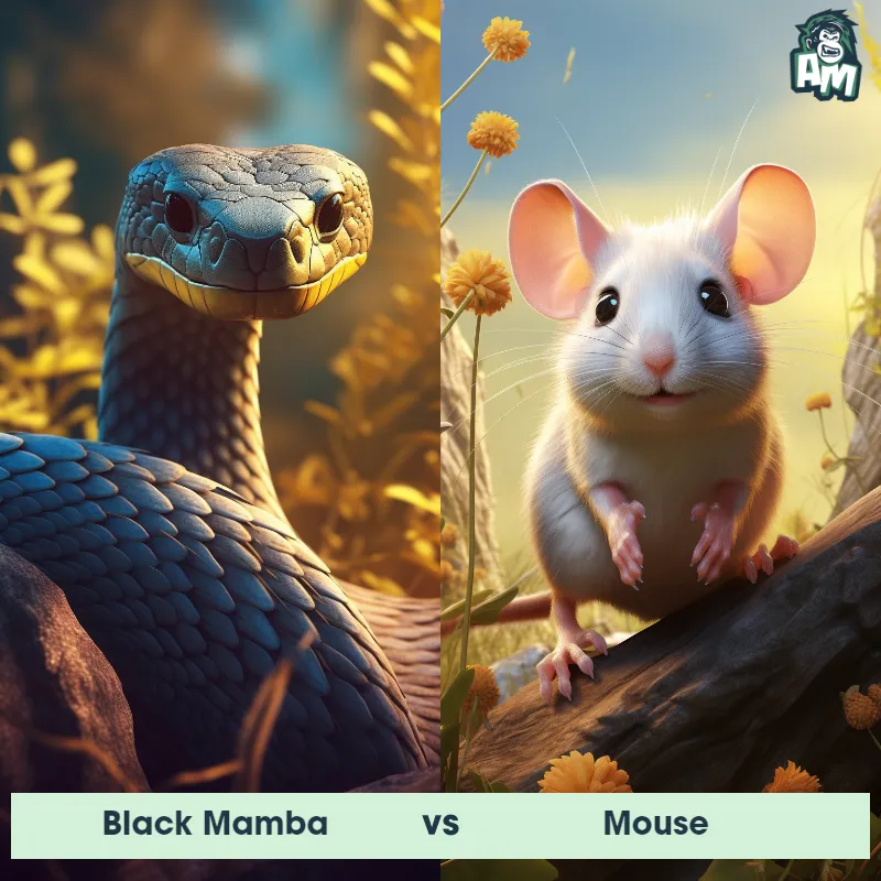 Black Mamba vs Mouse - Animal Matchup