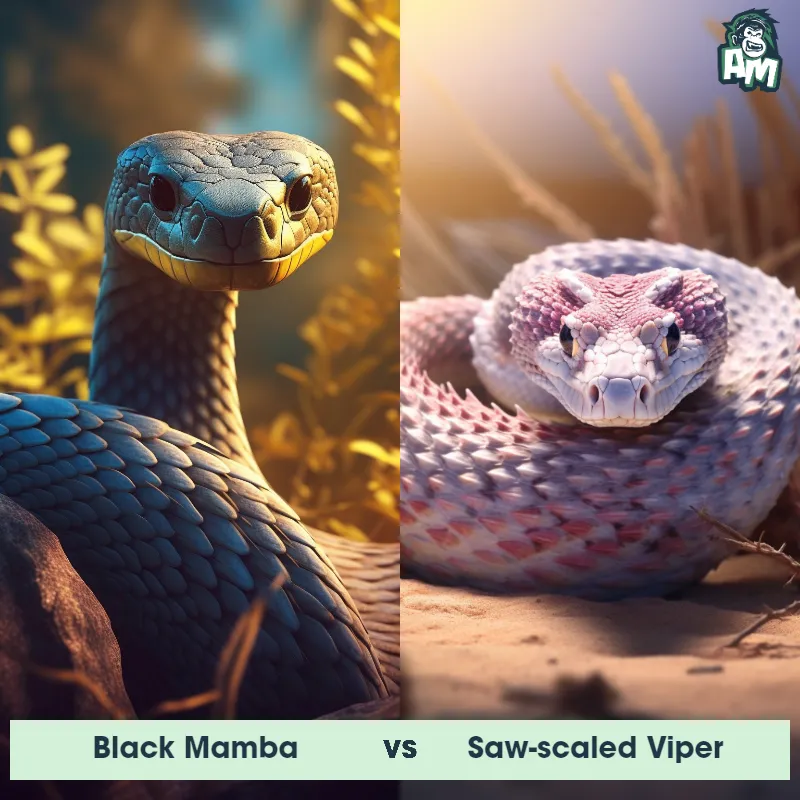 Black Mamba vs Saw-Scaled Viper - Animal Matchup