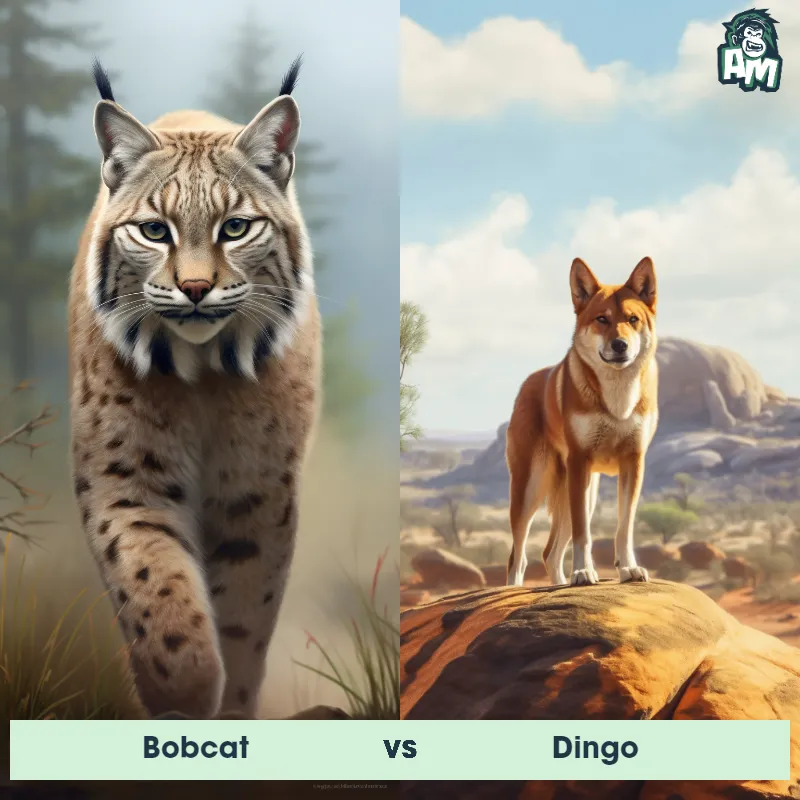 Bobcat vs Dingo - Animal Matchup