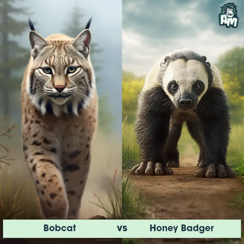 Bobcat vs Honey Badger - Animal Matchup