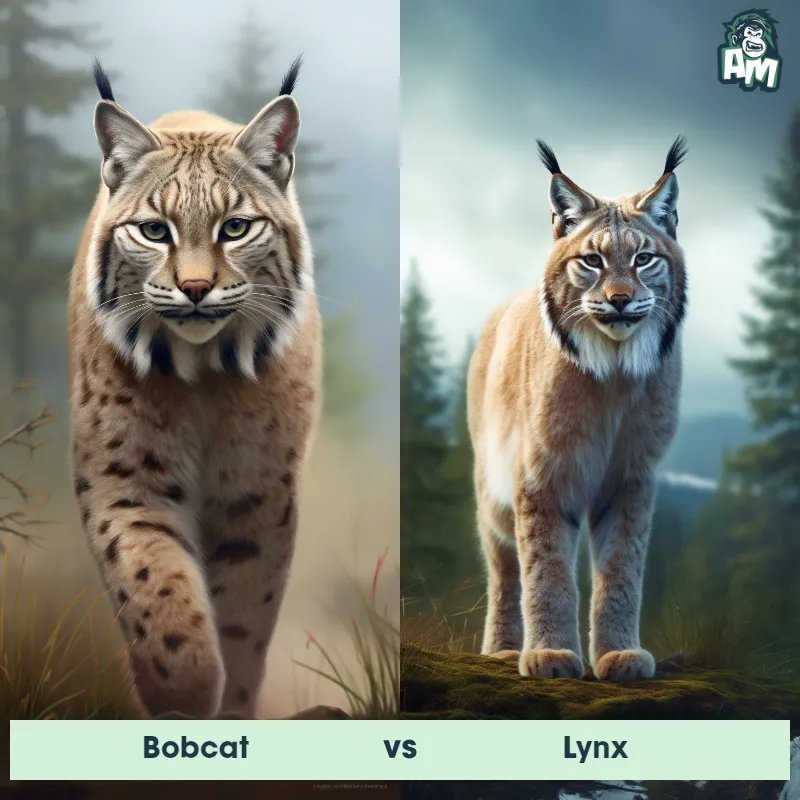 Bobcat vs Lynx - Animal Matchup