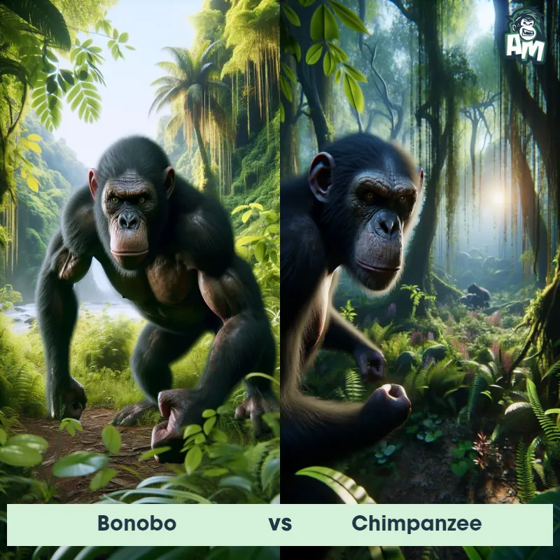 Bonobo vs Chimpanzee - Animal Matchup