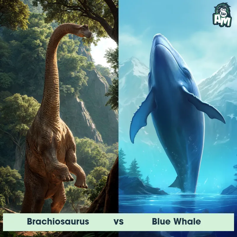 Brachiosaurus vs Blue Whale - Animal Matchup