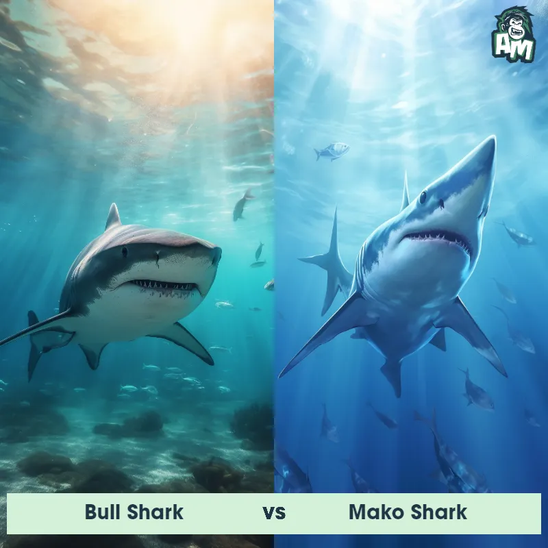 Bull Shark vs Mako Shark - Animal Matchup