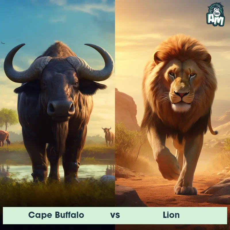 Cape Buffalo vs Lion - Animal Matchup