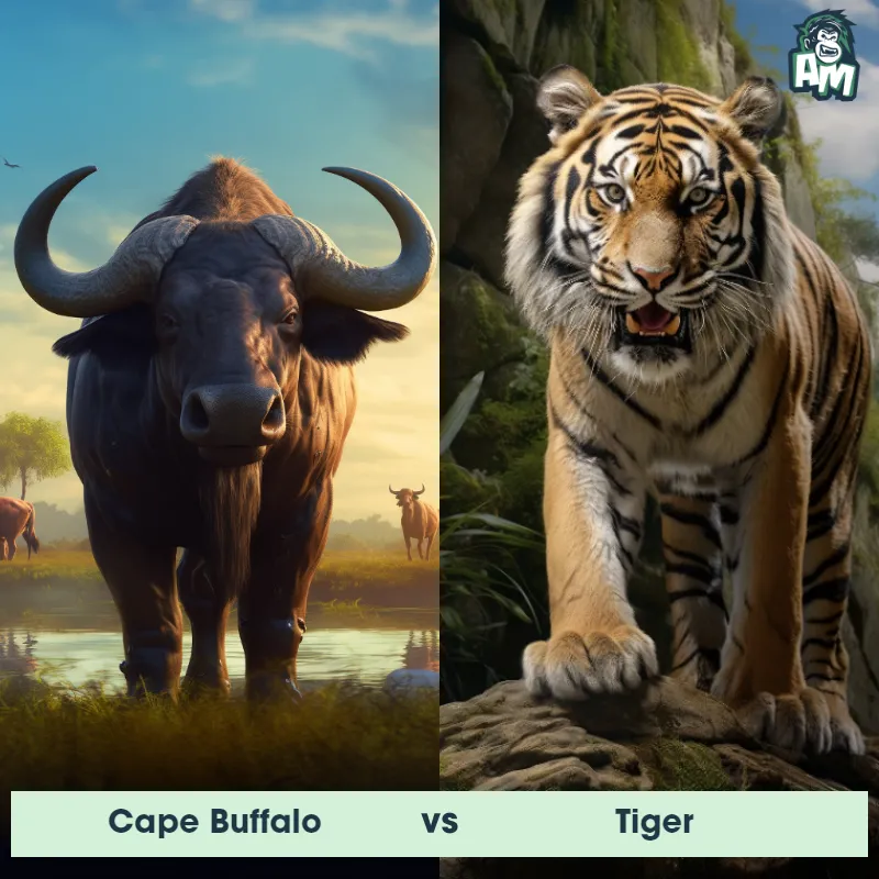 Cape Buffalo vs Tiger - Animal Matchup