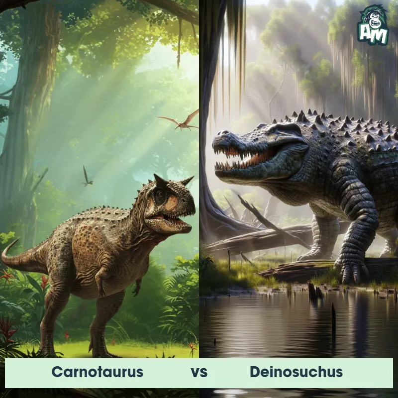 Carnotaurus vs Deinosuchus - Animal Matchup