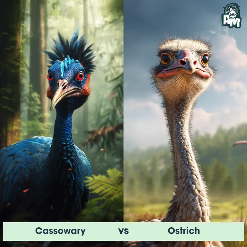 Cassowary Vs Ostrich
