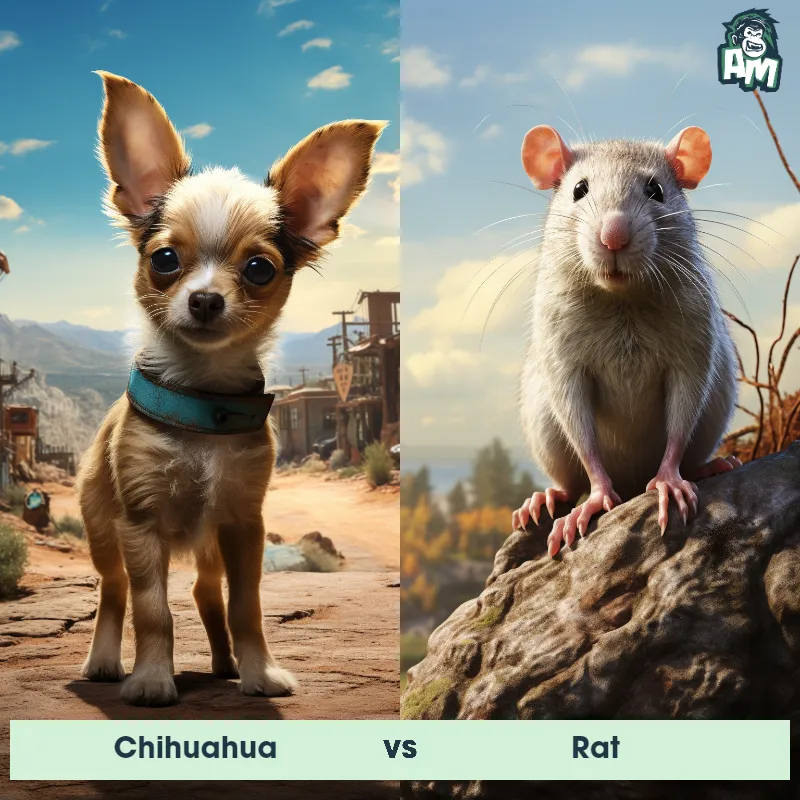 Chihuahua vs Rat - Animal Matchup
