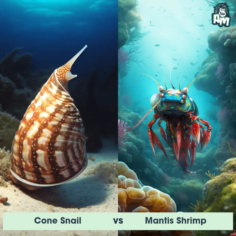 Cone Snail vs Mantis Shrimp - Animal Matchup