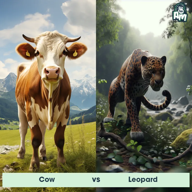 Cow vs Leopard - Animal Matchup