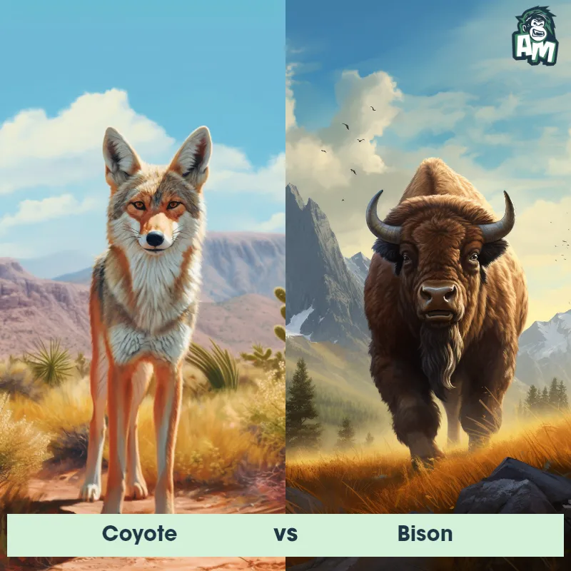 Coyote vs Bison - Animal Matchup