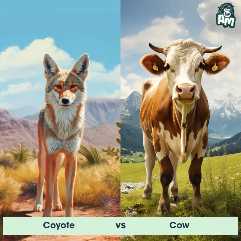 Coyote vs Cow - Animal Matchup