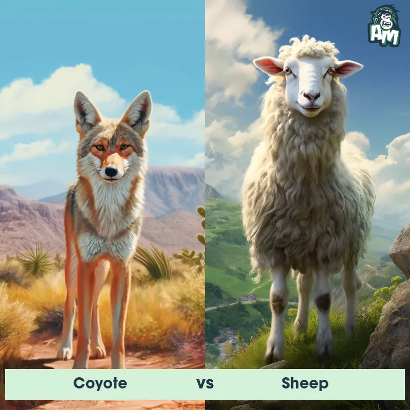 Coyote vs Sheep - Animal Matchup