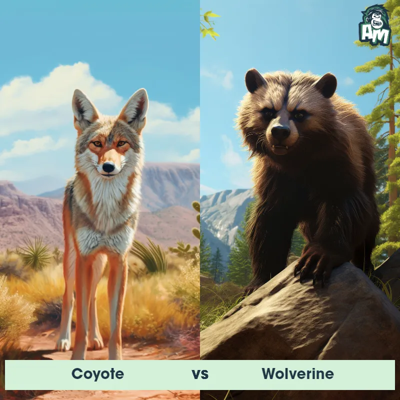 Coyote vs Wolverine - Animal Matchup