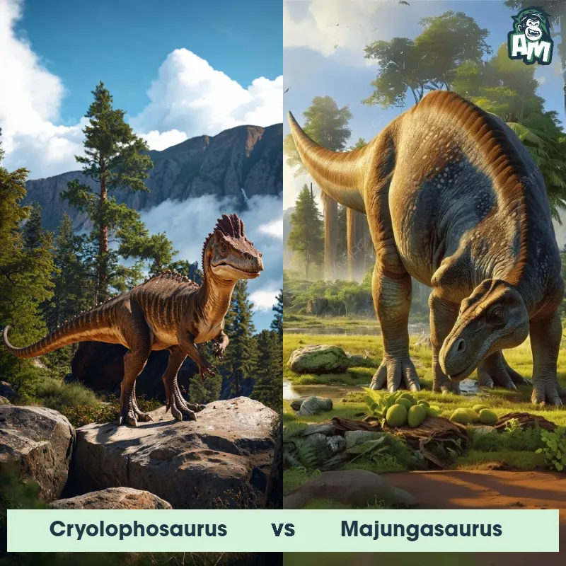 Cryolophosaurus vs Majungasaurus - Animal Matchup