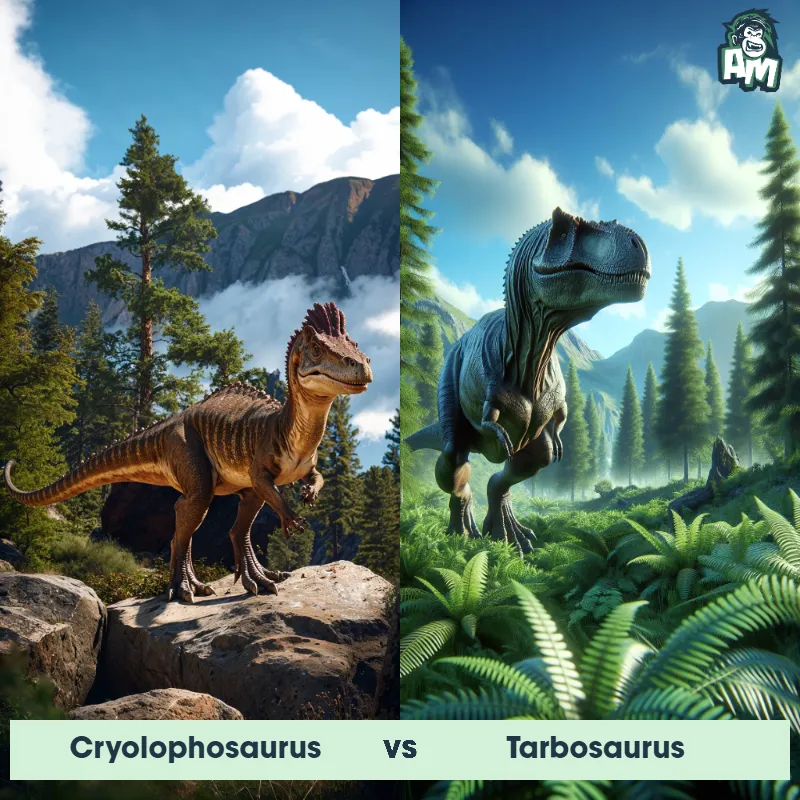 Cryolophosaurus vs Tarbosaurus - Animal Matchup