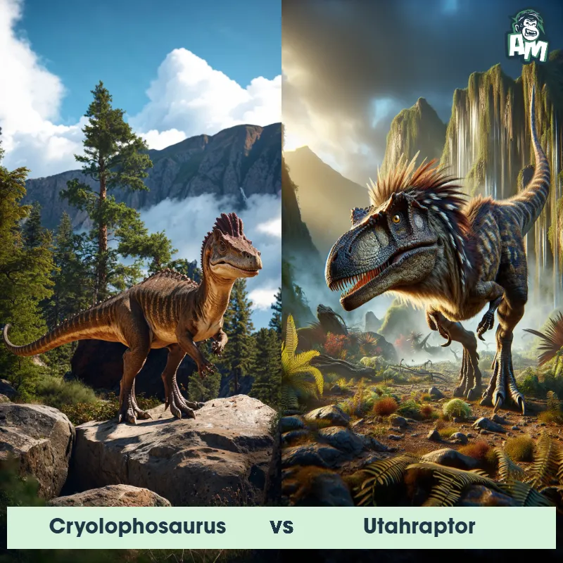 Cryolophosaurus vs Utahraptor - Animal Matchup