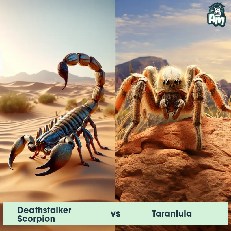 Deathstalker Scorpion vs Tarantula - Animal Matchup