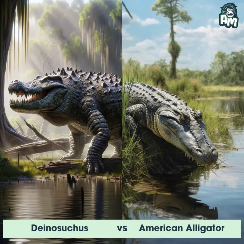 Deinosuchus vs American Alligator - Animal Matchup