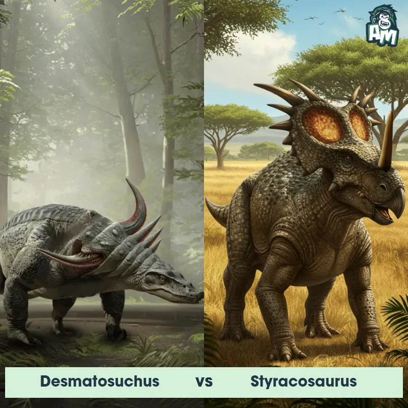 Desmatosuchus vs Styracosaurus - Animal Matchup