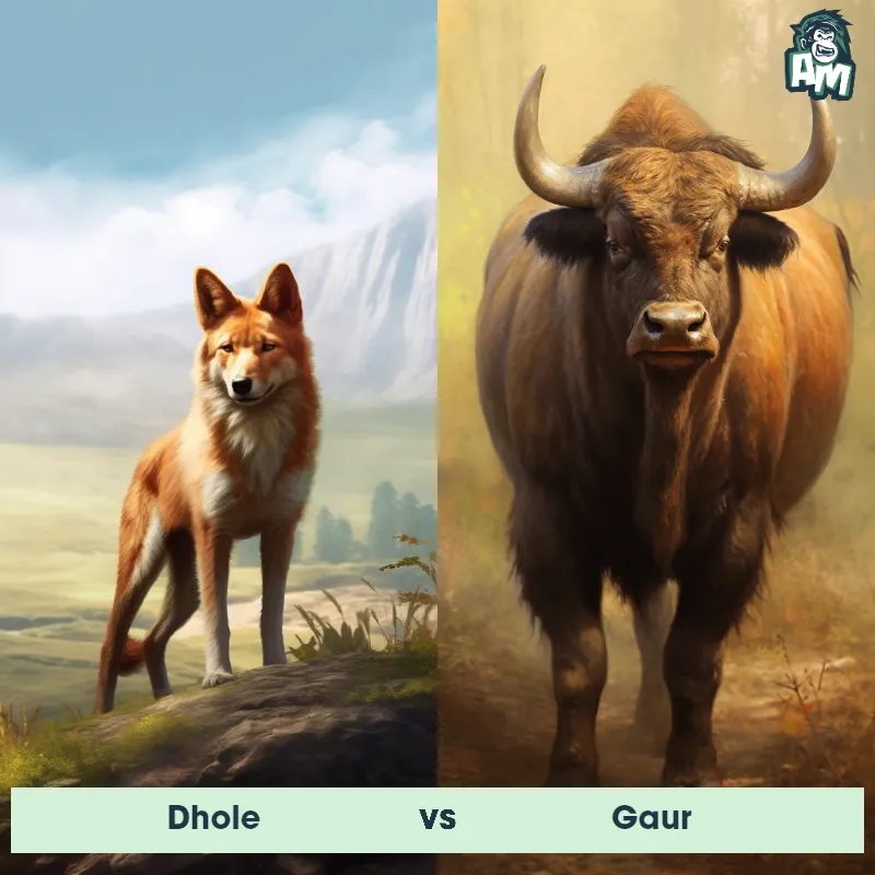 Dhole vs Gaur - Animal Matchup