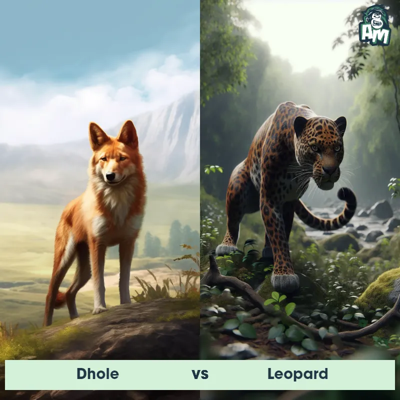 Dhole vs Leopard - Animal Matchup