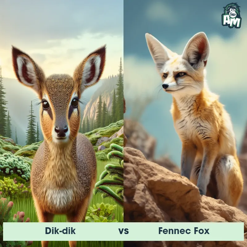 Dik-dik vs Fennec Fox - Animal Matchup