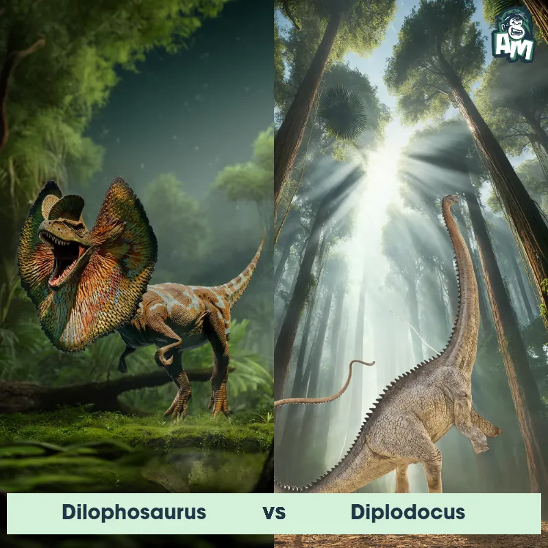 Dilophosaurus vs Diplodocus - Animal Matchup