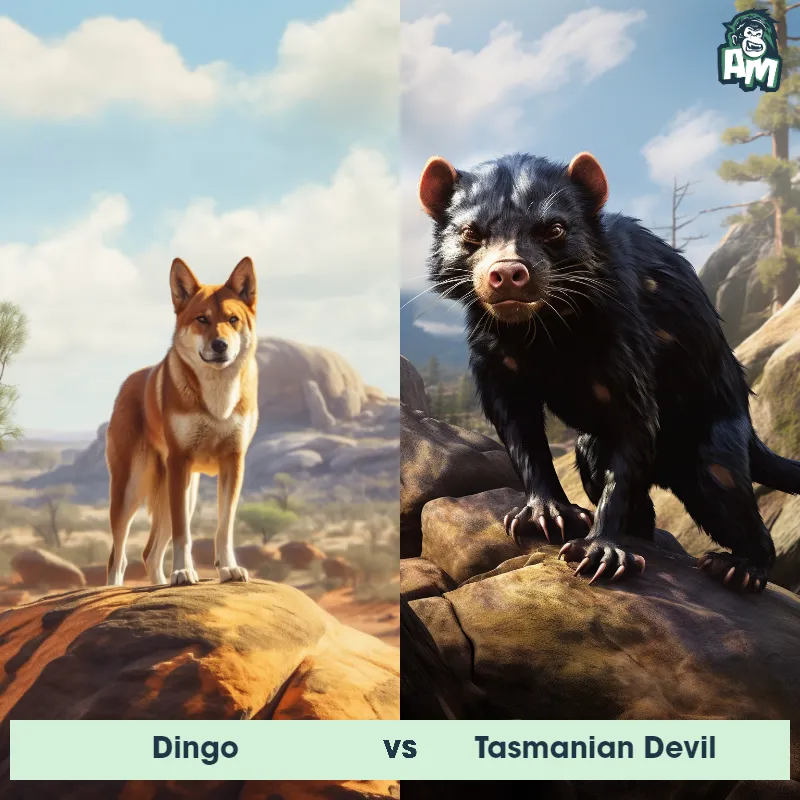 Dingo vs Tasmanian Devil - Animal Matchup