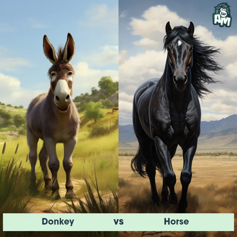 Donkey vs Horse - Animal Matchup