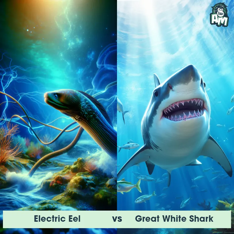 Electric Eel vs Great White Shark - Animal Matchup