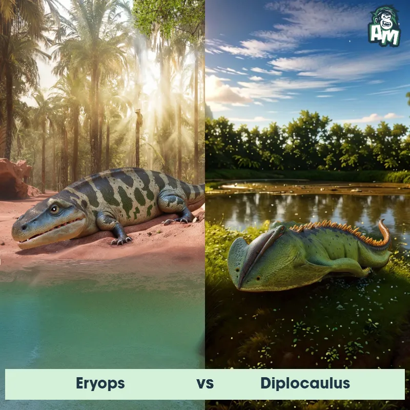 Eryops vs Diplocaulus - Animal Matchup