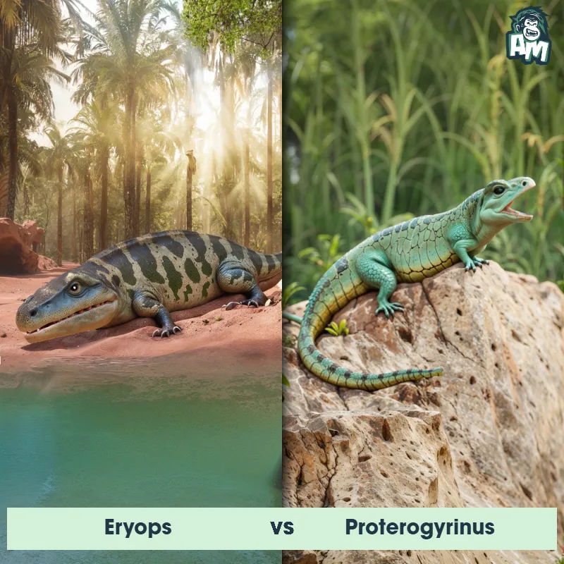 Eryops vs Proterogyrinus - Animal Matchup