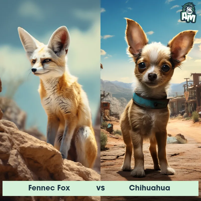 Fennec Fox vs Chihuahua - Animal Matchup