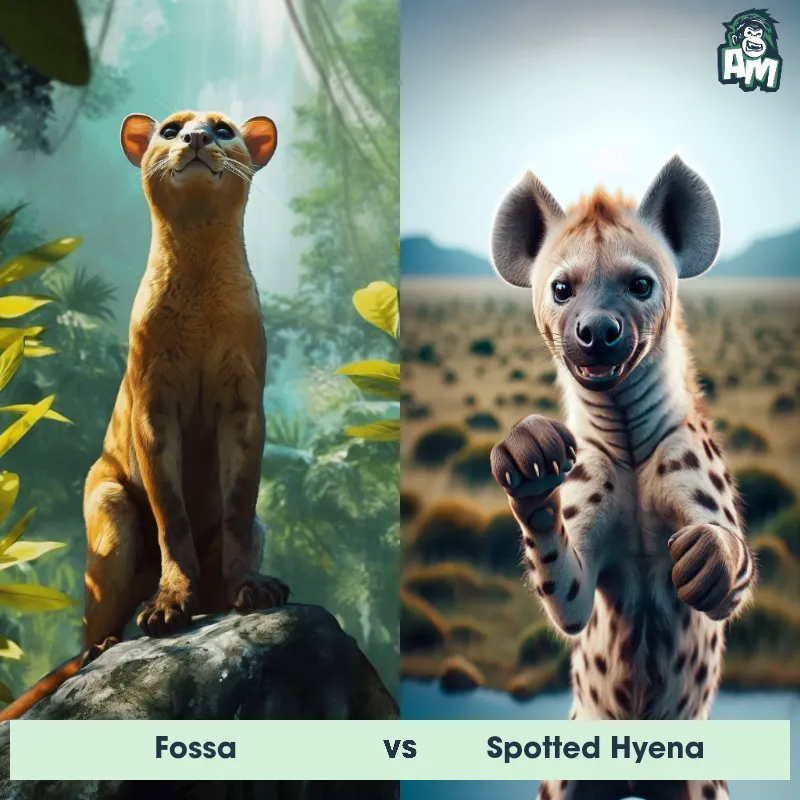 Fossa vs Spotted Hyena - Animal Matchup
