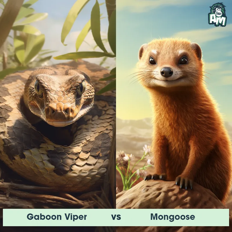 Gaboon Viper vs Mongoose - Animal Matchup